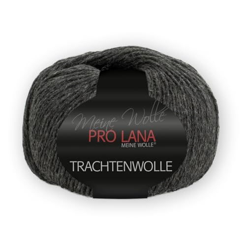 Unbekannt LANA Trachtenwolle - Farbe: Graphit Meliert (98) - 100 g/ca. 200 m Wolle, 278401 von Unbekannt