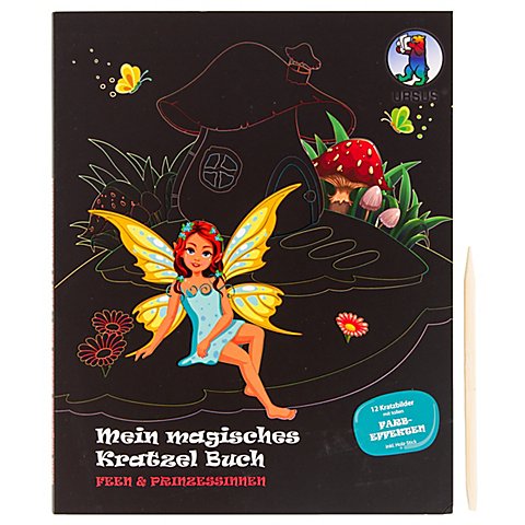 Ursus Kratzel Buch "Feen & Prinzessinnen", 12 Bilder von Ursus