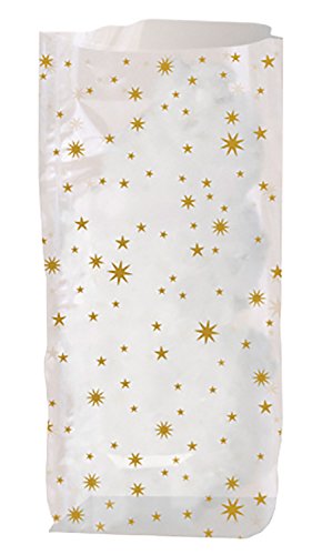 Ursus 6080000 - Geschenk Bodenbeutel Sterne, ca. 18 x 30 cm, 10 Stück von Ursus