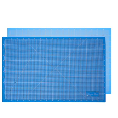 Schneidematte Blau 30x45cm 3-lagig Schneidematte A3 selbstheilend - Bastelunterlage - Schneideunterlage - Schnittmatte - Schreibtischunterlage - Unterlage Schreibtisch Nähen von VictoR