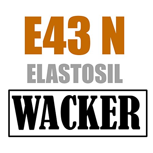 WACKER E43N 1-K RTV Elastosil, Silikonkleber, transparent, 90ml Tube von WACKER Silicones