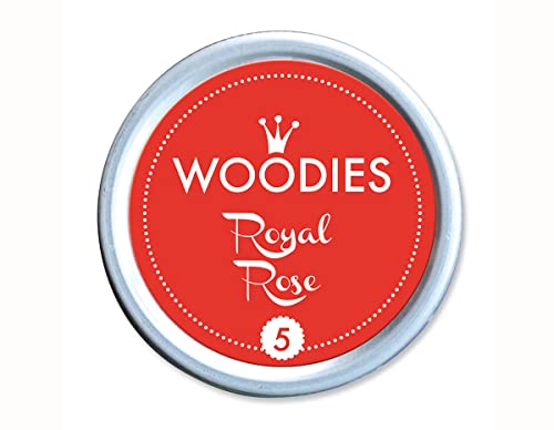 Woodies farbstoffbasierter Tinte Dose Royal Rose, Acryl, mehrfarbig, 3-teilig von Woodies