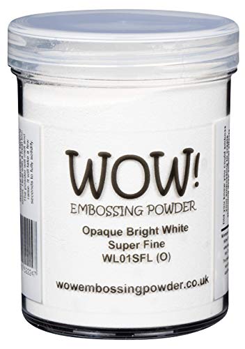 Wow Embossing Powder 160ml-Opaque Bright White Superfine von Wow Embossing Powder