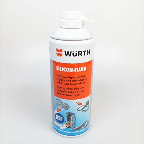 2 x Silikonspray Silikon-Fluid farblos 400ml Trennmittel Kunststoffpflege von Würth