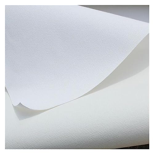 ZJCNHY Leinwand auf Rolle 280 g grundierte weiße Leinwandrolle aus 100% Baumwolle for Handmalübungen, 28/38/48/58 cm breit (Color : 58cm x 1m) von ZJCNHY