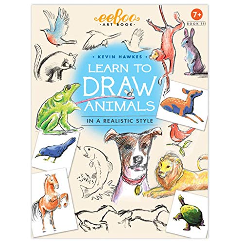 eeBoo Art Book 3 „Learn to Draw Animals“ von Kevin Hawkes (englische Version) von eeBoo