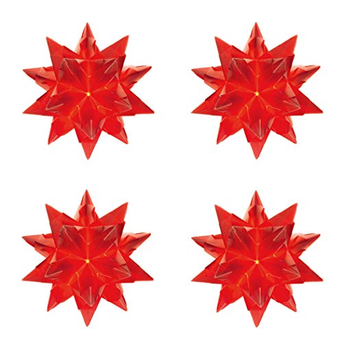 Bascetta-Stern rot 7,5 x 7,5 cm, 128 Blatt 115g/m² von von Folia, Verkauf durch Creleo