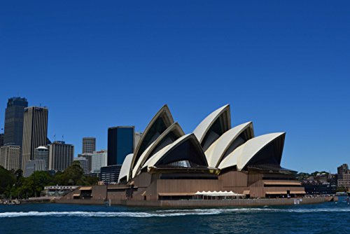 Wasserspeier-Gebäude Sydney - 2000 Teile in hochwertiger Pappschachtel, Puzzleteile in wiederverschließbarem Beutel 70x100cm von znwrr