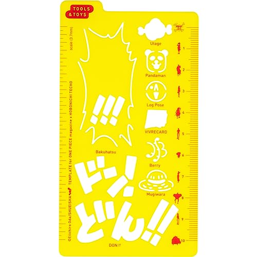 Hobonichi Techo Accessories ONE PIECE magazine: Hobonichi Stencil - One Piece von ほぼ日