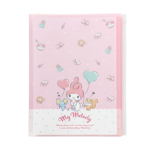 M Plan 001643-54 Sammelmappe Sanrio Characters My Melody A4 mit Schieber von エムプラン