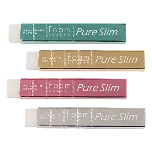 Sakura Crepas Radiergummi Pure Slim 4 Farben RFWPS-4P von クレパス