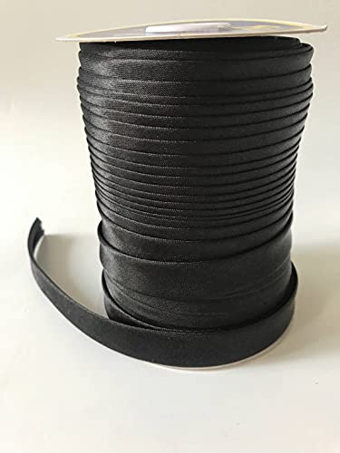Satin-Schrägband, Polyester, 15 mm breit, 60y, 1 Rolle (A192) von 通用