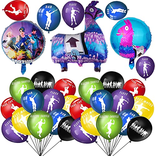 Gaming Geburtstag Dekoration Luftballons Kit Video Game Geburtstag Girlande Luftballons Videospiel Geburtstag Folienballons Dekoration von 000