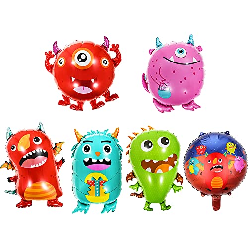 Geburtstags Dekoration Monster Luftballons Monster Ballons Monster Folienballons Geburtstag für Kinder Geburtstags Dekoration von 000