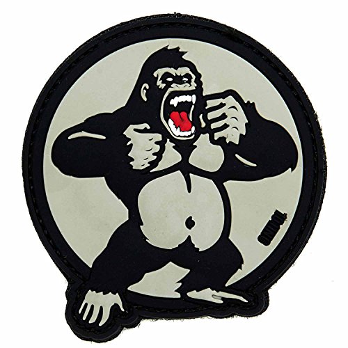 Patch 3D King Kong Gorilla Affe Abzeichen Aufnäher von 101 INC.