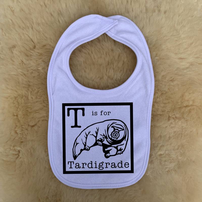 T Wie Tardigrade Baby Lätzchen By 101 Damnations Shop... Tiere Rude Lustig Sonderbar Unisex Säugling Neugeborene Kleinkind Lustiges Geschenk Zur von 101DamnationsShop