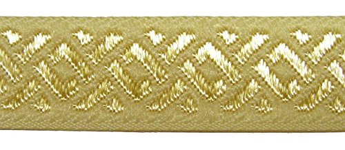 1A-Kurzwaren 10m Borte Webband Keltischer Knoten 16mm breit Farbe: Beige 16069-bei von 1A-Kurzwaren