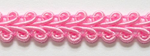 1A-Kurzwaren 32m Posamentenborte 6mm breit Farbe: Rosa 2318-14 von 1A-Kurzwaren