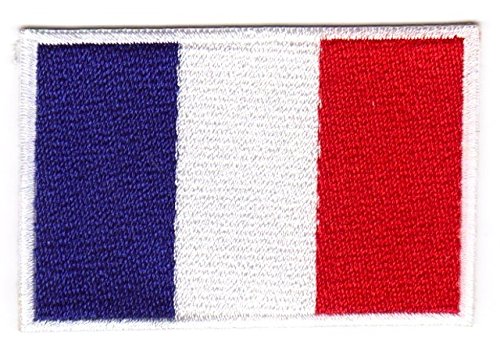 1A-Kurzwaren Aufnäher Bügelbild Aufbügler Iron on Patches Applikation Flagge Frankreich 4,5 x 3cm von 1A-Kurzwaren