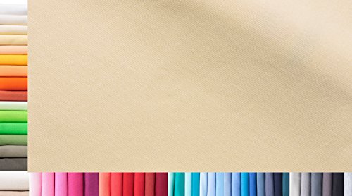 1buy3 Bündchenstoff XXL als Meterware|doppelt: 75cm breit|einfach: 150cm breit|Farbe: 03 Hellelfenbein|0,5m lang|96% Baumwolle, 4% Elasthan|Jersey Grundpreis pro qm: € 11,99 1buy3 Bündchenstoff XXL als Meterware|doppelt: 75cm breit|einfach: 150cm breit|Farbe: 03 Hellelfenbein|0,5m lang|96% Baumwolle, 4% Elasthan|Jersey Grundpreis pro qm: € 11,99 von 1buy3