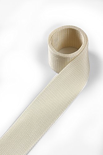 1buy3 Gurtband aus Polypropylen 20mm breit, 4 Meter lang, Farbe:2 - Hellelfenbein | Grundpreis pro Meter = € 1,17 von 1buy3