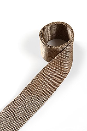 1buy3 Gurtband aus Polypropylen 20mm breit, 4 Meter lang, Farbe:4 - Graubeige | Grundpreis pro Meter = € 1,17 von 1buy3