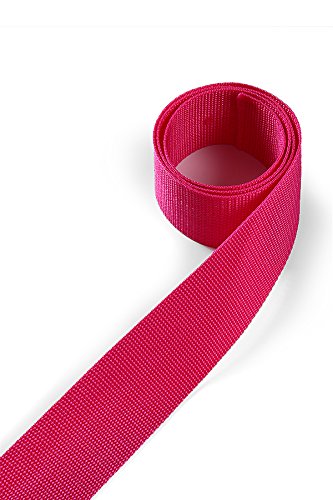 1buy3 Gurtband aus Polypropylen 25mm breit, 4 Meter lang, Farbe:13 - Erikaviolett | Grundpreis pro Meter = € 1,37 von 1buy3