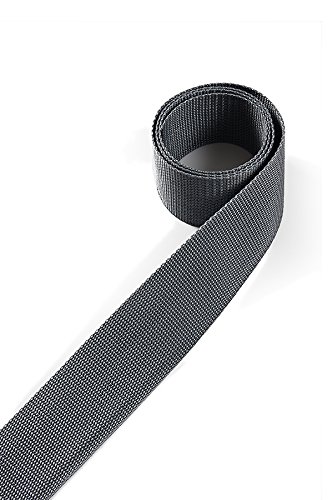 1buy3 Gurtband aus Polypropylen 50mm breit, 4 Meter lang, Farbe:22 - Silbergrau | Grundpreis pro Meter = € 1,75 von 1buy3