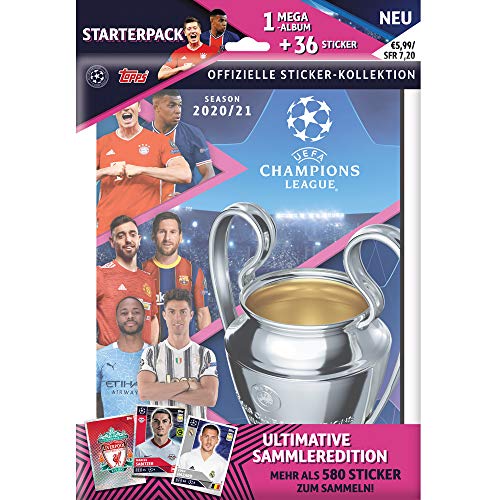 Topps - Champions League 2020/21 Sticker - 1 Album inkl. 36 Sticker von Guoml