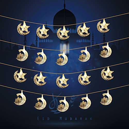 Ramadan Lichterkette 3M 20 LEDs Muslim Ramadan Deko für Zuhause Outdoor Garten Hochzeit Geburtstag Ramadan Party Ramadan Dekoration von 23GUANYI