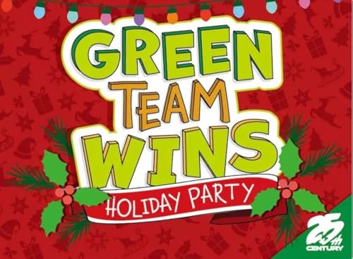 Green Team Wins: Holiday Party, Christmas Themed Expansion to The Hit Party Game - 25th Century Games von 25th Century Games