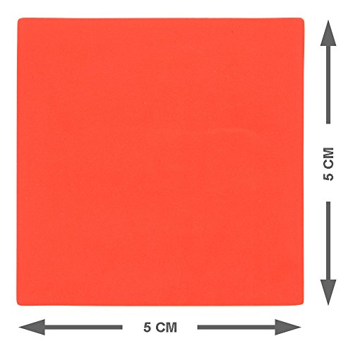 25 Magnete Wiederbeschreibbar 5 x 5 cm für Magnettafeln, Kühlschränke, Plantafeln und Whiteboards Haftnotizen leicht abnehmbar und wiederverwendbar. Auch für Agile, Scrum, Kanban oder Lean. (Rot) von 2DOBOARD