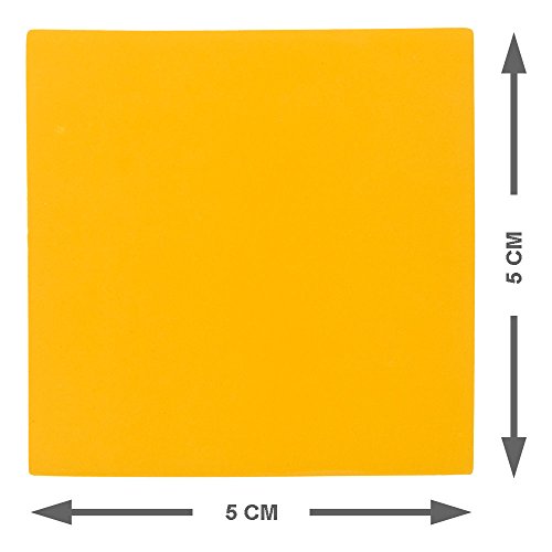 25 Magnete Wiederbeschreibbar 5 x 5 cm für Magnettafeln, Kühlschränke, Plantafeln und Whiteboards Haftnotizen leicht abnehmbar und wiederverwendbar. Auch für Agile, Scrum, Kanban oder Lean. (Orange) von 2DOBOARD