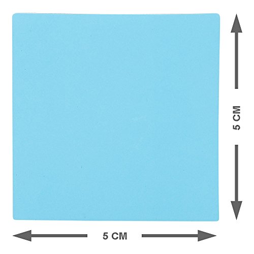 25 Magnete Wiederbeschreibbar 5 x 5 cm für Magnettafeln, Kühlschränke, Plantafeln und Whiteboards Haftnotizen leicht abnehmbar und wiederverwendbar. Auch für Agile, Scrum, Kanban oder Lean. (Blau) von 2DOBOARD