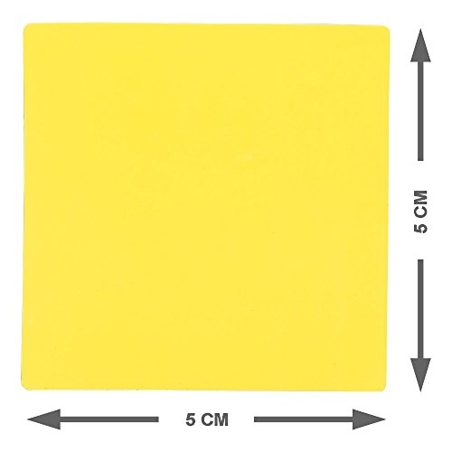 25 Magnete Wiederbeschreibbar 5 x 5 cm für Magnettafeln, Kühlschränke, Plantafeln und Whiteboards Haftnotizen leicht abnehmbar und wiederverwendbar. Auch für Agile, Scrum, Kanban oder Lean. (Gelb) von 2DOBOARD