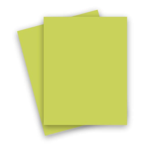 Französisches Papier – Popton Sour Apple – 8,5 x 11 (70T/104 g/m²) Textpapier – 50 Stück von 2pBasics