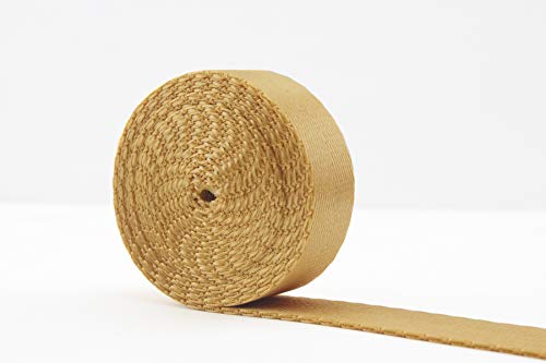 3DANCraftit Nylon Gurtband Breite 19 mm Länge 4,5m Golden ZE10 von 3DANCraftit