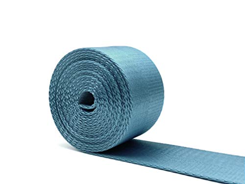 3DANCraftit Nylon Gurtband Breite 32 mm Länge 4,5m Hellblau ZC32 von 3DANCraftit