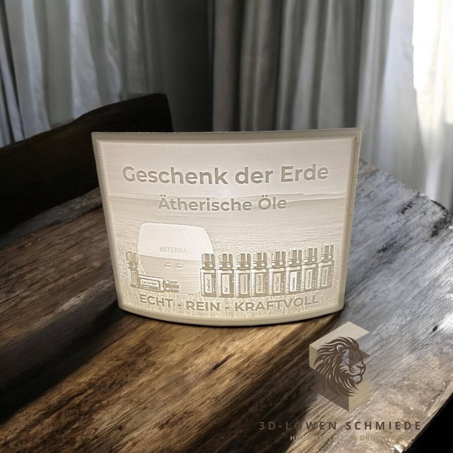 Doterra Lichtbild „Geschenk Der Erde" Austeller, Mit Led Beleuchtung, Zur Präsentation von 3DLoewenSchmiede