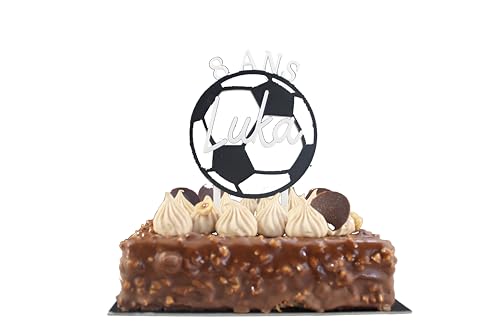 3DKOUPE - Personalisierbarer Fußball: Cake Topper zum Geburtstag oder Dekoration 2 von 3Dkoupe