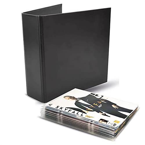 3L DVD Aufbewahrung - Kombipack mit 100 DVD Hüllen & 4 DVD Ordner - Praktisches Aufbewahrungssystem - 10264, Hüllen: 162 x 188 mm. Ordner: 215 x 220 mm. von Djois