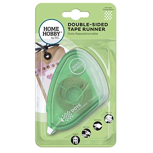 HomeHobby by 3L HomeHobby Runner Strips-Permanent, acryl, Clear, 15 x 10 x 2 cm von 3L