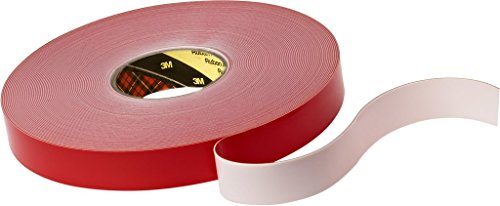 3M VHB Klebebänder, 4912 F, 25 mm x 16,5 m, 2 mm, Weiß, Schutzabdeckung: Folie (3-er Pack) von 3M