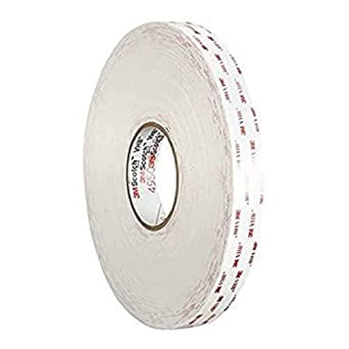 3M VHB Klebebänder, 4930 P, 9 mm x 33 m, 0,6 mm, Weiß, Schutzabdeckung: Papier (8-er Pack) von 3M