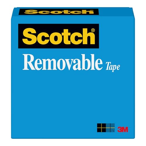 3 M Scotch Removable Klebeband, 0,5 x 36 Yards, 811 (t9631811) von Scotch