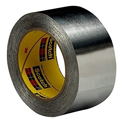 3M 431 Weichaluminium-Klebeband, 75 mm x 55 m, Silber (12-er Pack) von 3M