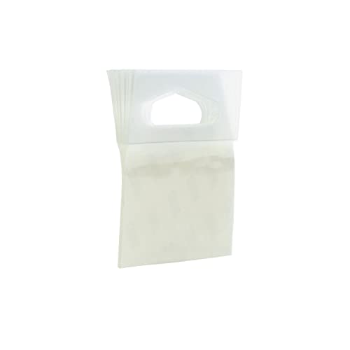 3M Hängetabs 1075, transparent, 5,1 x 5,1 cm, 250 Stück pro Packung (10 Tabs/Block 50 Pad/Pack), praktisch verpackt. von 3M