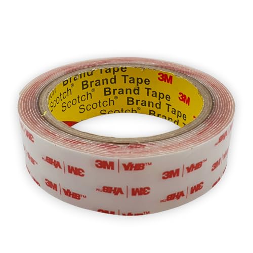 3M Klebeband doppelseitig Original VHB 4910 doppelseitiges Klebeband transparent (30mm x 3 Meter) von 3M