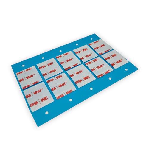 3M Klebeband transparente doppelseitige Klebepads VHB 4910 EXTRA STARK mit Abziehlasche (25mm x 25mm - 10 Stück) von 3M