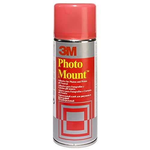 3M PhotoMount Sprühkleber, permanent, wenn getrocknet, 200 ml, 1 Dose von 3M